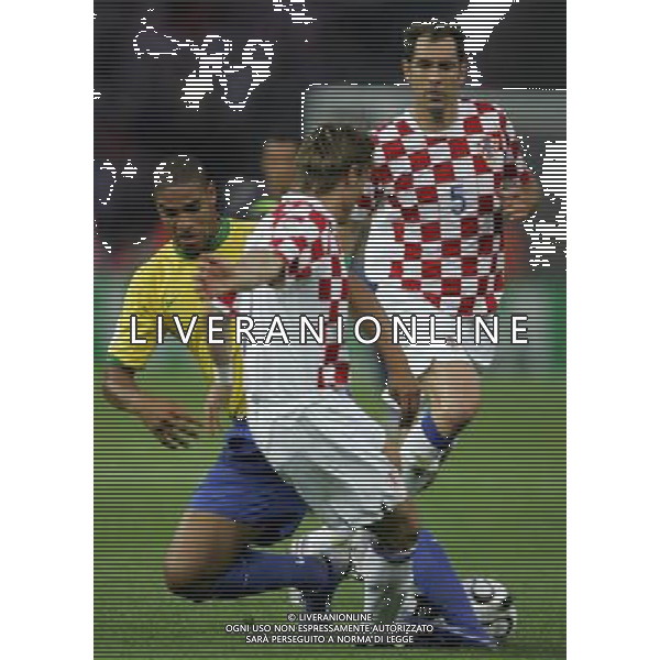 COPPA DEL MONDO DI CALCIO GERMANIA 2006 3-6-06 BRASILE - CROAZIA NELLA FOTO adriano PH: LUZZANI/LIVERANI 