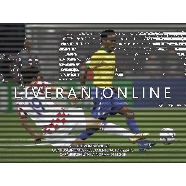 COPPA DEL MONDO DI CALCIO GERMANIA 2006 3-6-06 BRASILE - CROAZIA NELLA FOTO PH: LUZZANI/LIVERANI 