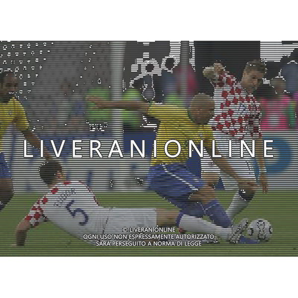 Berlino (ger) 13-06-2006 World Cup Germany 2006 brasile-croazia 1 : 0 nella foto ronaldo, tudor e klasnic ph marco luzzani/ag aldo liverani s.a.s.