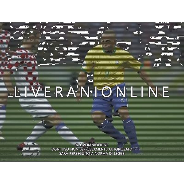 Berlino (ger) 13-06-2006 World Cup Germany 2006 brasile-croazia 1 : 0 nella foto ronaldo e kovac ph marco luzzani/ag aldo liverani s.a.s.