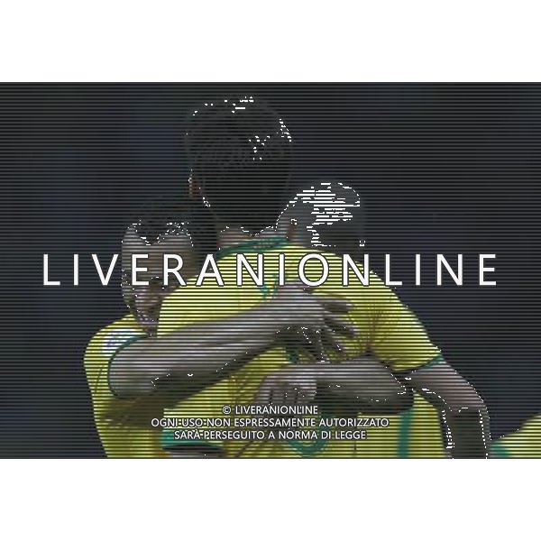 Berlino (ger) 13-06-2006 World Cup Germany 2006 brasile-croazia 1 : 0 nella foto kaka esulta con cafu\' dopo il gol ph marco luzzani/ag aldo liverani s.a.s.