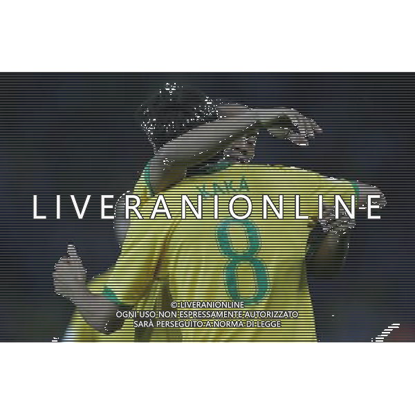 Berlino (ger) 13-06-2006 World Cup Germany 2006 brasile-croazia 1 : 0 nella foto kaka esulta con ronaldinho dopo il gol ph marco luzzani/ag aldo liverani s.a.s.