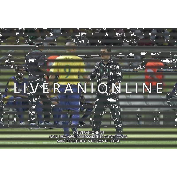 Berlino (ger) 13-06-2006 World Cup Germany 2006 brasile-croazia 1 : 0 nella foto ronaldo e parreira ph marco luzzani/ag aldo liverani s.a.s.