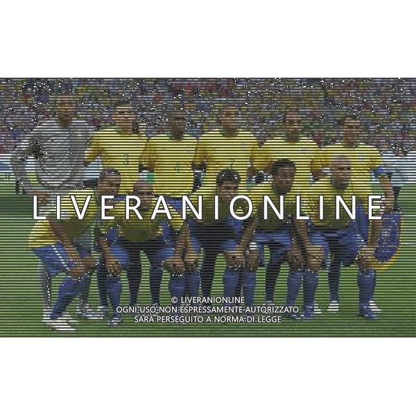 Berlino (ger) 13-06-2006 World Cup Germany 2006 brasile-croazia 1 : 0 nella foto formazione brasile ph marco luzzani/ag aldo liverani s.a.s.