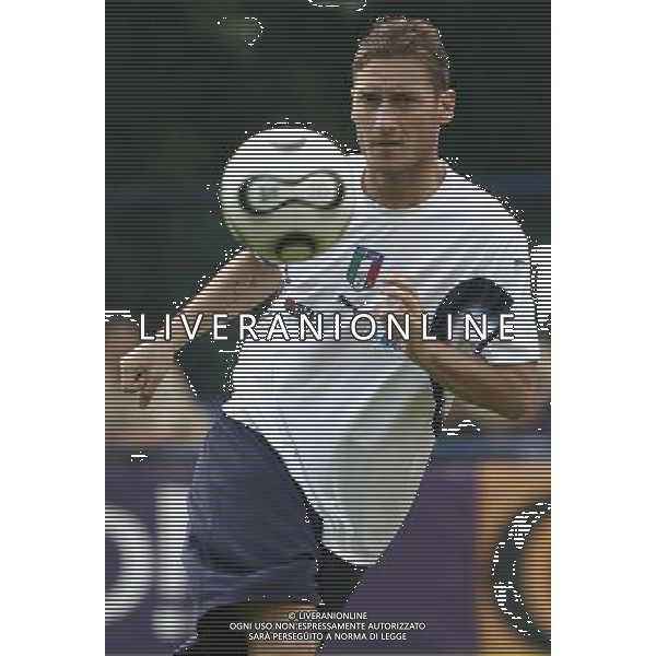 Duisburg 14 giugno 2006 Allenamento della nazionale italiana presso il centro sportivo MSV Duisburg nella foto: Totti Francesco foto Andry / Ag. Aldo Liverani