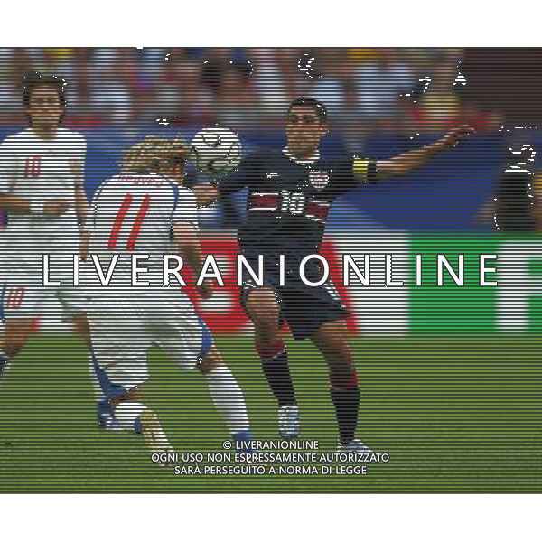 Usa - Repubblica Ceca Mondiali germania 12.06.2006 nella foto CLAUDIO reyna con pavel NEDVED copyright by firo sportphoto/Ag. Aldo liverani Only Italy