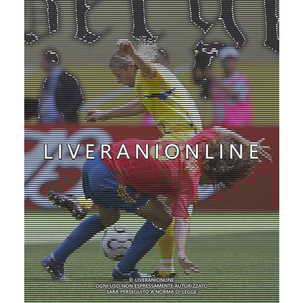 World Cup Germany 2006 14-06-2006 spagna ukraina 4:0 nella foto tymoshuk e puyol ph marco luzzani/ag aldo liverani s.a.s.