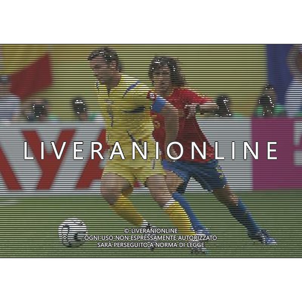 World Cup Germany 2006 14-06-2006 spagna ukraina 4:0 nella foto shevchenko e puyol ph marco luzzani/ag aldo liverani s.a.s.