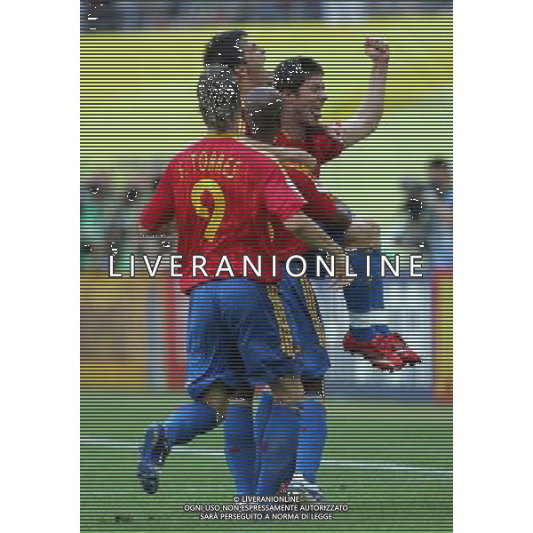 World Cup Germany 2006 14-06-2006 spagna ukraina 4:0 nella foto esultanza villa ph marco luzzani/ag aldo liverani s.a.s.