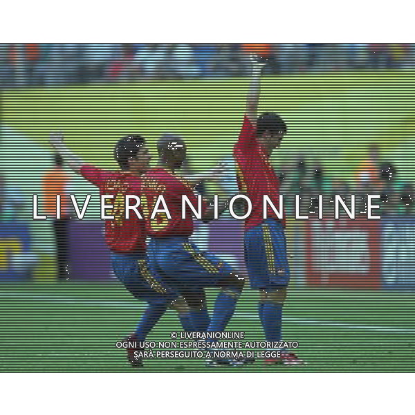 World Cup Germany 2006 14-06-2006 spagna ukraina 4:0 nella foto esultanza villa ph marco luzzani/ag aldo liverani s.a.s.