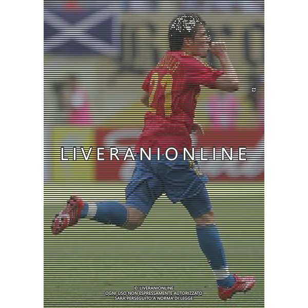 World Cup Germany 2006 14-06-2006 spagna ukraina 4:0 nella foto esultanza villa ph marco luzzani/ag aldo liverani s.a.s.