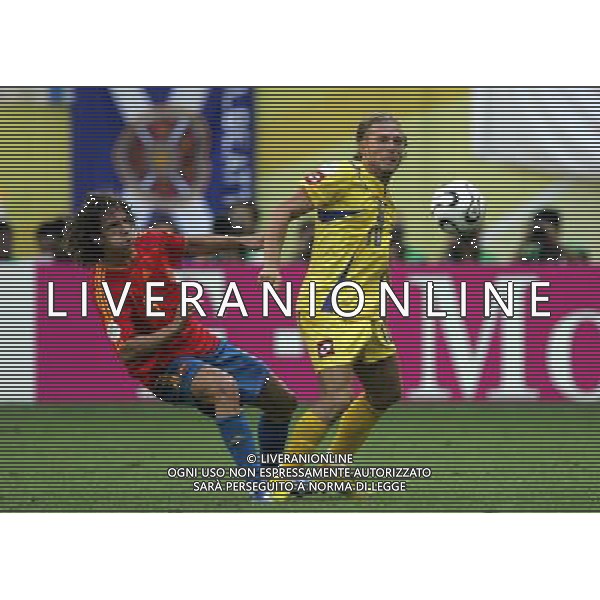 World Cup Germany 2006 14-06-2006 spagna ucraina 4:0 nella foto voronin e puyol ph marco luzzani/ag aldo liverani s.a.s.