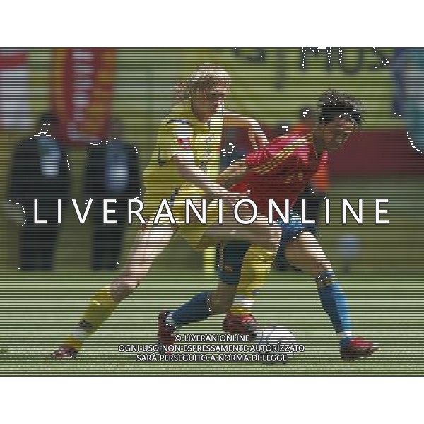 World Cup Germany 2006 14-06-2006 spagna ucraina 4:0 nella foto gusin e garcia ph marco luzzani/ag aldo liverani s.a.s.