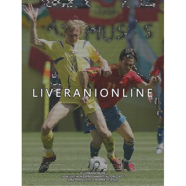 World Cup Germany 2006 14-06-2006 spagna ucraina 4:0 nella foto gusin e garcia ph marco luzzani/ag aldo liverani s.a.s.