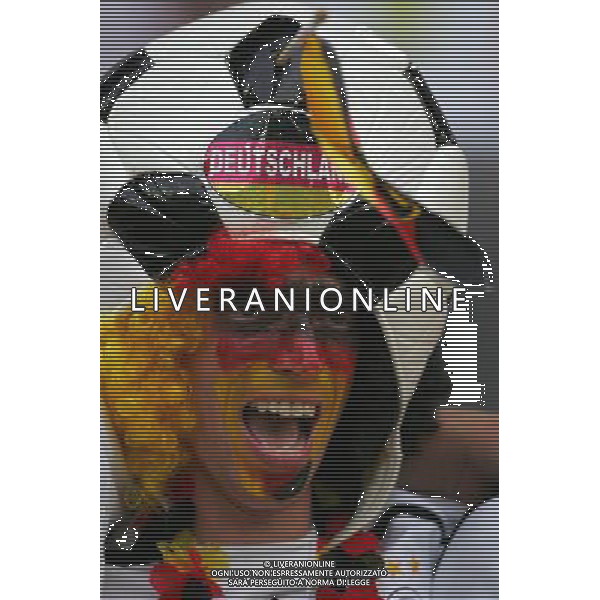 Germani - Polonia Mondiali Germania FIFA World Cup 14/06/2006 nella foto Tifoso tedesco copyright by firo sportphoto/Ag. Aldo Liverani Only Italy