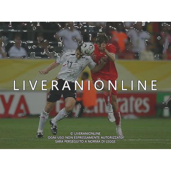 Germani - Polonia Mondiali Germania FIFA World Cup 14/06/2006 nella foto BOSACKI con KLOSE copyright by firo sportphoto/Ag. Aldo Liverani Only Italy