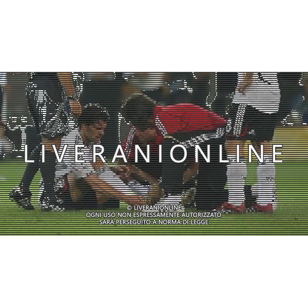 Germani - Polonia Mondiali Germania FIFA World Cup 14/06/2006 nella foto Michael BALLACK a terra infortunato medicato dal Dr. M†LLER WOHLFARTH copyright by firo sportphoto/Ag. Aldo Liverani Only Italy