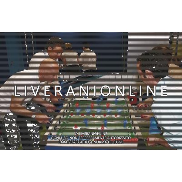 Duisburg 15 giugno 2006 Casa Azzurri situata presso lo stadio MSV Duisburg nella foto: stand degli sponsor foto Andry / Ag. Aldo Liverani