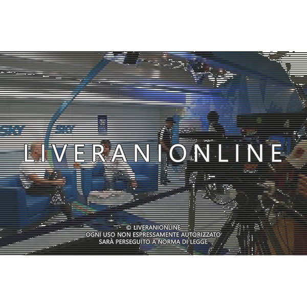 Duisburg 15 giugno 2006 Casa Azzurri situata presso lo stadio MSV Duisburg nella foto: Vialli Gianluca e Boban Zvonimir foto Andry / Ag. Aldo Liverani