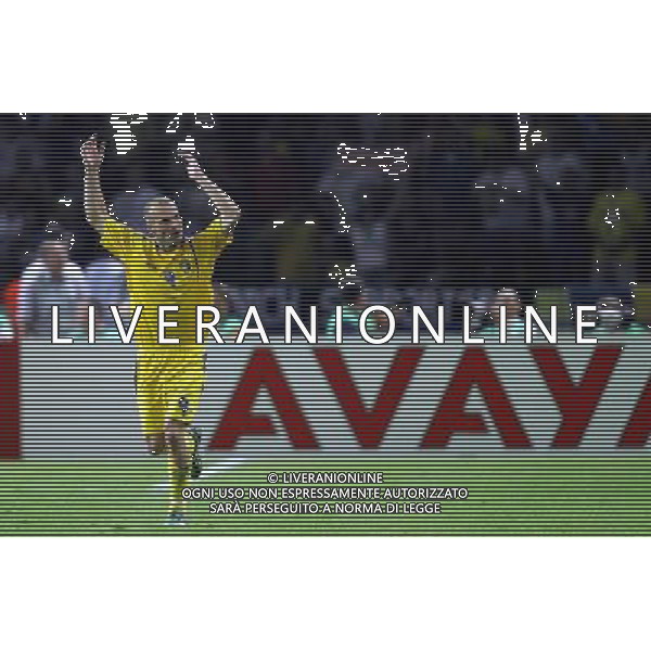 germania mondiali 2006 svezia-paraguay nella foto:esultanza ljngberg ph luzzani/ag aldo liverani 