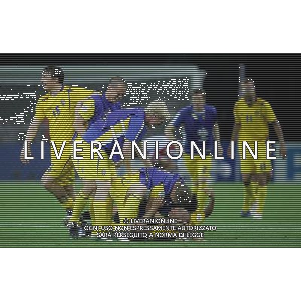 germania mondiali 2006 svezia-paraguay nella foto:esultanza svezia a fine gara ph luzzani/ag aldo liverani 