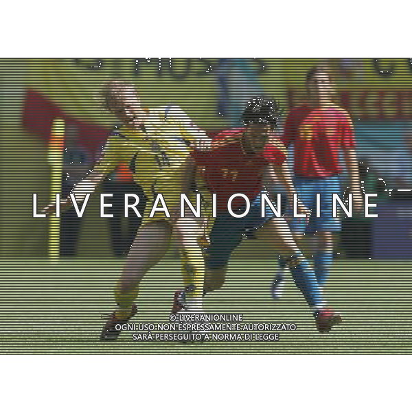 Lipsia (GER) 14-06-2006 World Cup Germany 2006 spagna-ucraina 4:0 nella foto gusin e garcia luis ph Marco Luzzani/ag aldo liverani s.a.s.