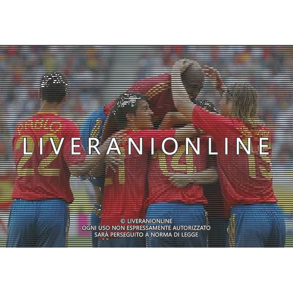 Lipsia (GER) 14-06-2006 World Cup Germany 2006 spagna-ucraina 4:0 nella foto esultanza spagna ph Marco Luzzani/ag aldo liverani s.a.s.