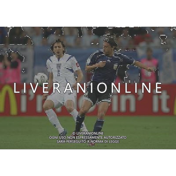 ARGENTINA-SERBIA MONTENEGRO GERMANIA 2006 16/06/2006 NELLA FOTO crespo e gavrancic FOTO MARCO LUZZANI-AGENZIA ALDO LIVERANI