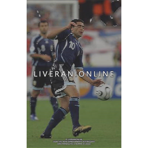 Gelsenkirchen 16-06-2006 Worl Cup Germany 2006 Argentina-Serbia Montenegro 6:0 nella foto riquelme juan ph marco luzzani/ag aldo liverani s.a.s.