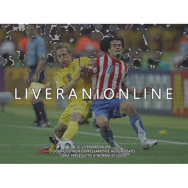 Berlino 1/06/2006 World Cup Germany 2006 svezia-paraguay nella foto edman e valdez ph marco luzzani/aga aldo liverani s.a.s.