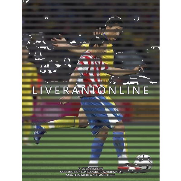 Berlino 1/06/2006 World Cup Germany 2006 svezia-paraguay nella foto arbitro ibrahimovic e acuna ph marco luzzani/aga aldo liverani s.a.s.