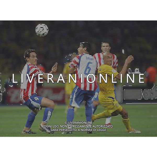 Berlino 1/06/2006 World Cup Germany 2006 svezia-paraguay nella foto gamarra, bonet e larsson ph marco luzzani/aga aldo liverani s.a.s.