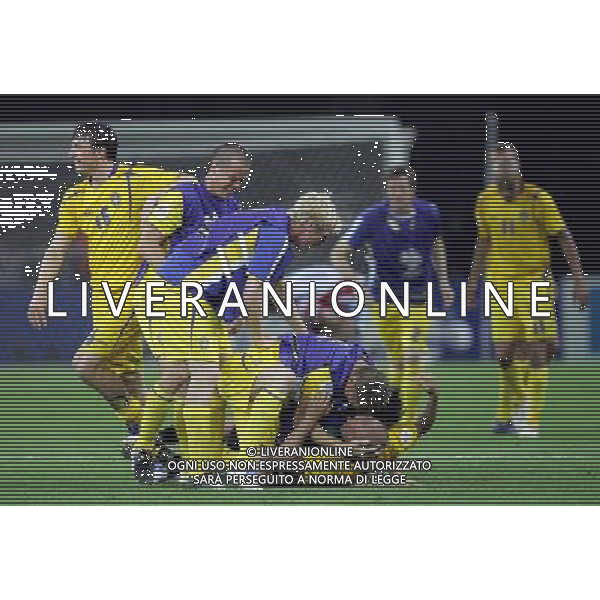 Berlino 1/06/2006 World Cup Germany 2006 svezia-paraguay nella foto esultanza svezia a fine gara ph marco luzzani/aga aldo liverani s.a.s.