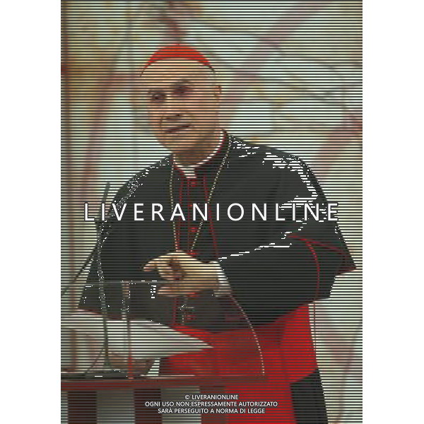 CARDINALE TARCISO BERTONE FOTO AG ALDO LIVERANI