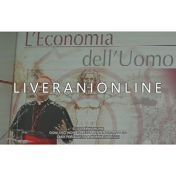 CARDINALE TARCISO BERTONE FOTO AG ALDO LIVERANI