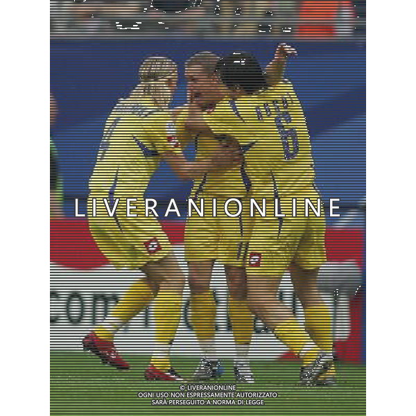 Arabia Saudita - Ucraina Mondiali Germania 19/06/2006 nella foto esultanza dopo il gol di Serhiy Rebrov del 0-2 copyright by firo sportphoto/ag. aldo liverani only italy