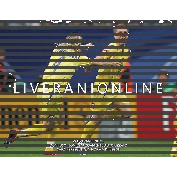 Arabia Saudita - Ucraina Mondiali Germania 19/06/2006 nella foto esultanza dopo il gol di Serhiy Rebrov, del 0-2 copyright by firo sportphoto/ag. aldo liverani only italy