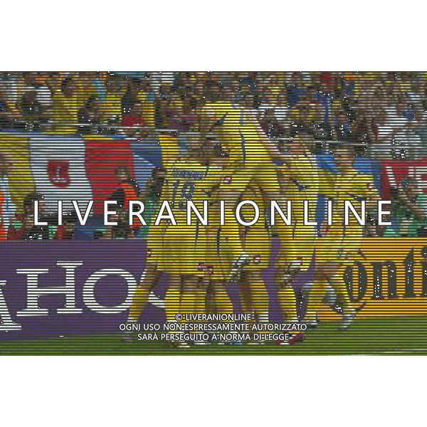 Arabia Saudita - Ucraina Mondiali Germania 19/06/2006 nella foto esultanza dopo il gol di Andriy Shevchenko, del 0-3 copyright by firo sportphoto/ag. aldo liverani only italy