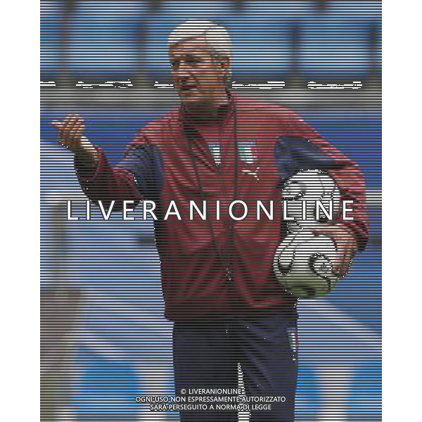 Hamburg 21 giugno 2006 Allenamento ufficiale della nazionale italiana presso il Fifa World Cup Stadium di Hamburg nella foto: Lippi Marcello foto Andry / Ag. Aldo Liverani