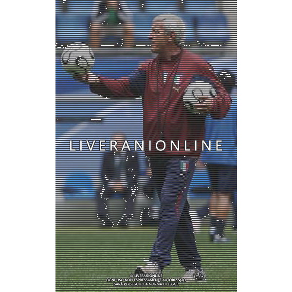 Hamburg 21 giugno 2006 Allenamento ufficiale della nazionale italiana presso il Fifa World Cup Stadium di Hamburg nella foto: Lippi Marcello foto Andry / Ag. Aldo Liverani