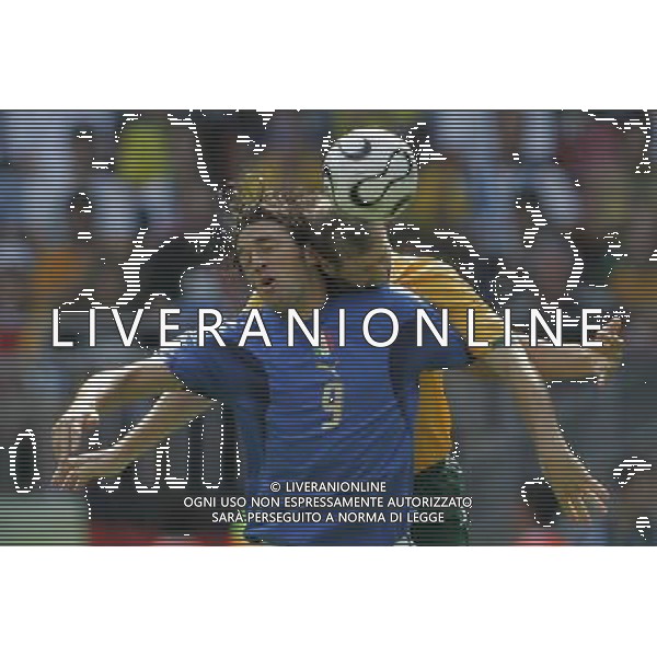 Italia - Australia mondiali Germania 26/06/2006 nella foto luca toni e chipperfield ph luzzani/ag. aldo liverani