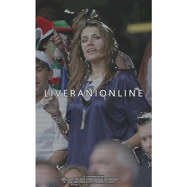 Italia - Australia mondiali Germania 26/06/2006 nella foto seredova alena fidanzata di buffon in tribuna ph luzzani/ag. aldo liverani