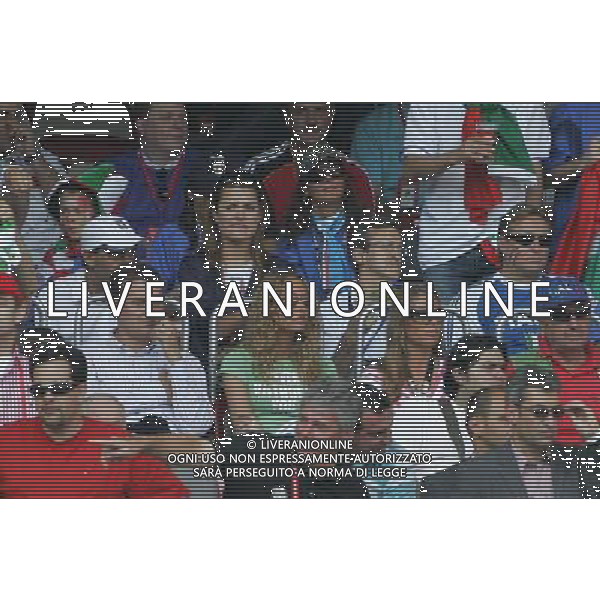 Italia - Australia mondiali Germania 26/06/2006 nella foto blasi ilary moglie di totti e seredova alena fidanzata di buffon in tribuna ph luzzani/ag. aldo liverani