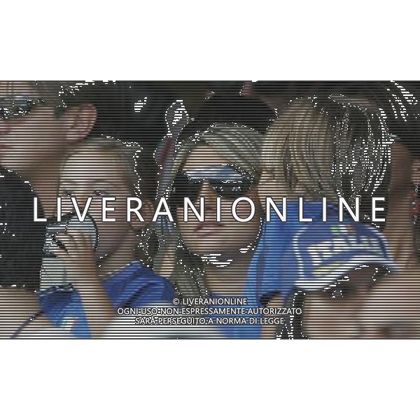 Italia - Australia mondiali Germania 26/06/2006 nella foto Daniela moglie di fabio cannavaro ph luzzani/ag. aldo liverani