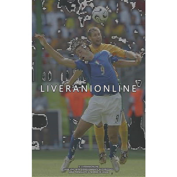 Italia - Australia mondiali Germania 26/06/2006 nella foto luca toni e chipperfield ph luzzani/ag. aldo liverani
