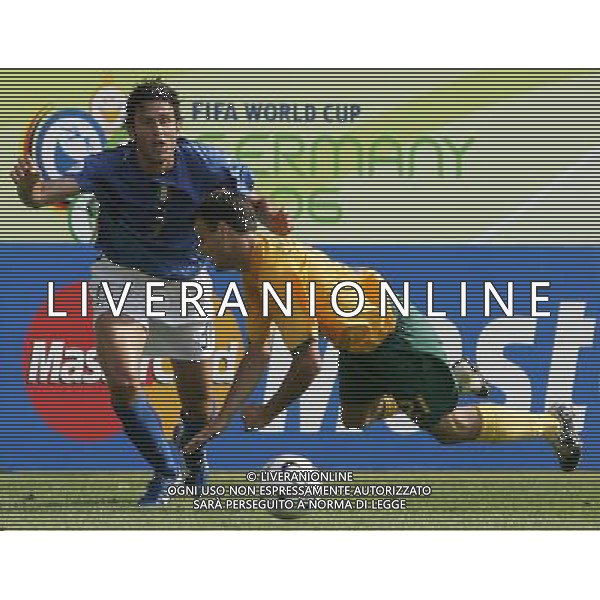 Italia - Australia mondiali Germania 26/06/2006 nella foto fabio grosso e sterjovski ph luzzani/ag. aldo liverani