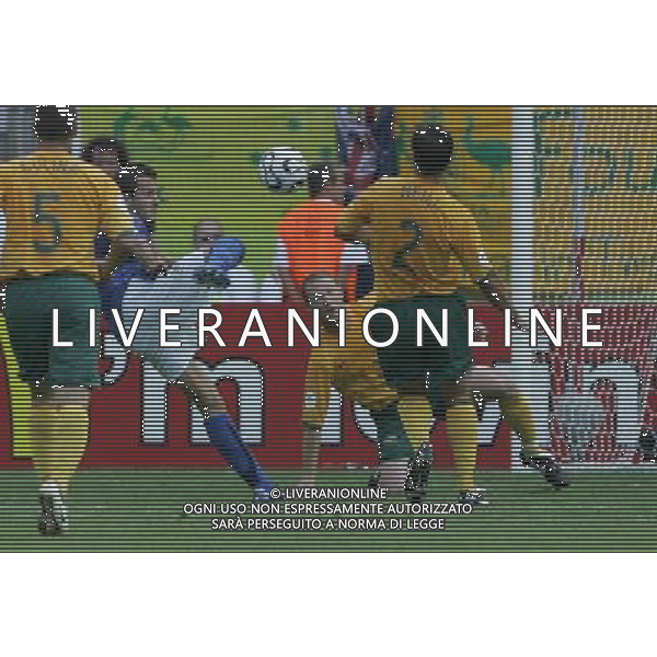 Italia - Australia mondiali Germania 26/06/2006 nella foto occasione di alberto gilardino ph luzzani/ag. aldo liverani