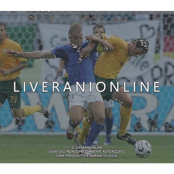 Italia - Australia mondiali Germania 26/06/2006 nella foto fabio cannavaro e neill ph luzzani/ag. aldo liverani