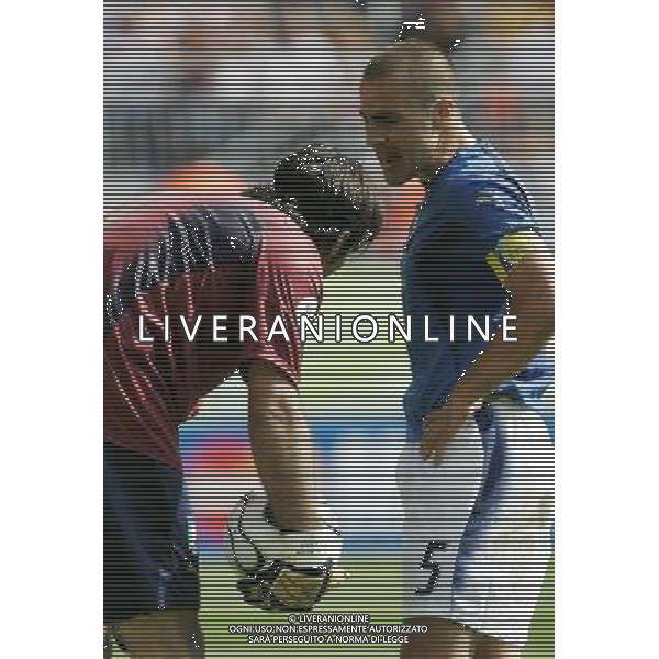 Italia - Australia mondiali Germania 26/06/2006 nella foto fabio cannavaro e buffon gianluigi ph luzzani/ag. aldo liverani