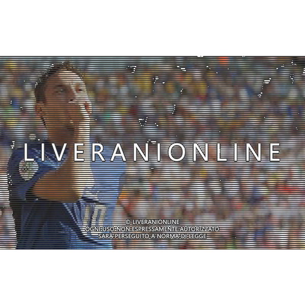 Italia - Australia mondiali Germania 26/06/2006 nella foto esultanza dopo il gol su rigore di francesco totti che mima il ciucciotto ph luzzani/ag. aldo liverani